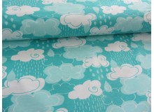 Jersey Clouds türkis mint - Petra Laitner